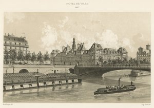 Hotel de Ville, 1867 von French School