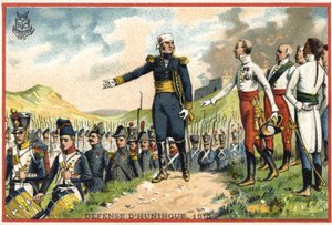 Verteidigung von Huningue 1815 von French School