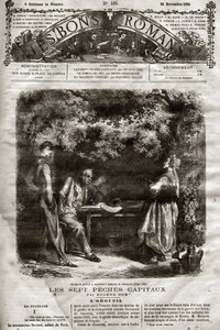 Illustration für den Roman von Eugène Sue 