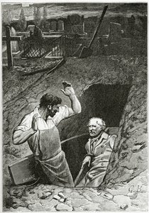 Illustration aus Les Misérables von French School