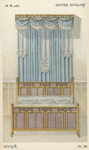 Illustration aus dem Innenarchitektur-Produktkatalog von A R & Cie, Frankreich von French School