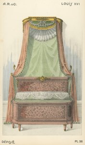 Illustration aus dem Innenarchitektur-Produktkatalog von A R & Cie, Frankreich von French School