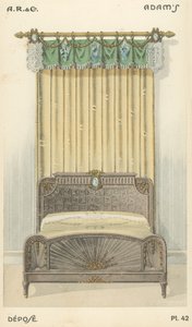 Illustration aus dem Innenarchitektur-Produktkatalog von A R & Cie, Frankreich von French School