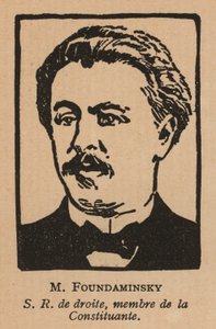 Ilya Fondaminsky, russischer Schriftsteller und Politiker der Sozialrevolutionären Partei