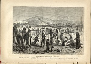 Im Lager der Pilger in Nazareth., Anonym, Der Pilger von French School