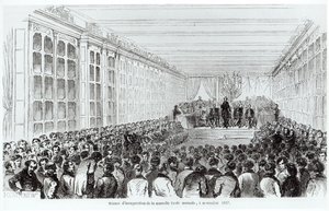 Einweihung der Ecole Normale Superieure in Paris, aus Les Tableaux de Paris von Texier, 1852