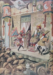 Indochinesisches Theater zur Unterhaltung der Truppen aus Indochina in Frankreich während des Ersten Weltkriegs