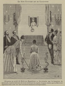 Einweihung einer Herrin von Ägypten im Ägyptischen Ritus von French School