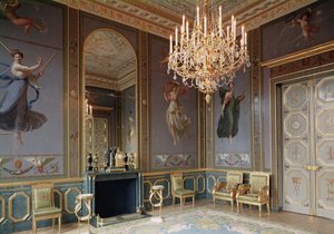 Innenraum des Salon de Musique im Appartement von Hortense de Beauharnais, 1803-10
