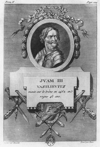 Iwan III. der Große (Gravur) von French School