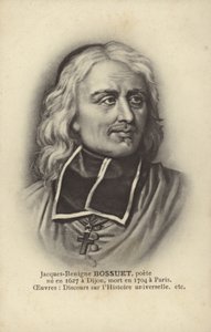 Jacques-Bénigne Bossuet, französischer katholischer Bischof, Theologe und Schriftsteller von French School