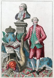 Jacques Necker (1732-1804) - Großer Necker, deine weise Vorsicht wird unsere Herzen erfreuen; du bringst Überfluss zurück, unter dem Wohlwollen von Ludwig XVI - Füllhorn