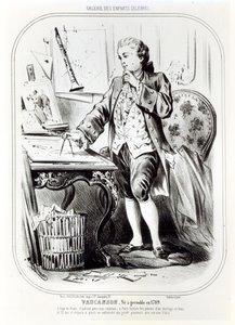 Jacques de Vaucanson als Kind, Illustration aus Galerie des Enfants Celebres, ca. 1850