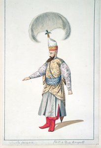 Janitscharenoffizier, osmanische Periode, drittes Viertel des 18. Jahrhunderts