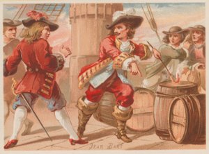 Jean Bart, französischer Marinekommandant und Freibeuter des späten 17. Jahrhunderts von French School
