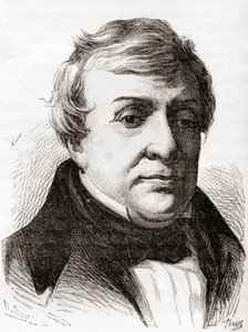 Jean Claude Eugène Péclet, aus Les Merveilles de la Science, veröffentlicht um 1870 (Gravur)