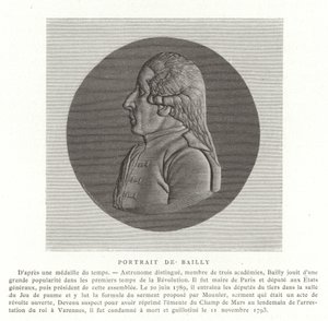 Jean Sylvain Bailly, französischer Astronom, Mathematiker und revolutionärer Politiker von French School