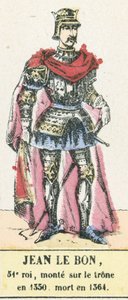 Johann der Gute, 51. König, bestieg den Thron 1350, gestorben 1364 von French School