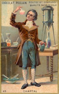 Jeanne-Antoine Chaptal, Chemiker von French School