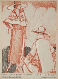 Jeanne Lanvin et etc aus einer Sammlung von Modeplatten