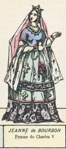 Johanna von Bourbon, Frau von Karl V.