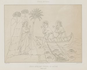 Jesus ruft Petrus und Andreas