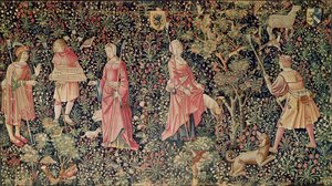 Jeu de Marelle et Cueillette de Fruits, Loire Werkstatt, 1510