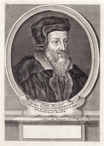 John Wycliffe, graviert von Daumont, Paris