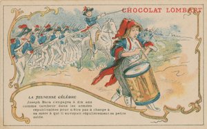 Joseph Bara, ein berühmter junger französischer Republikanersoldat zur Zeit der Französischen Revolution von French School