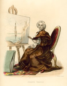 Joseph Vernet (farbige Gravur) von French School