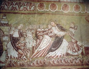Judas küsst Christus (Fresko) (Detail)