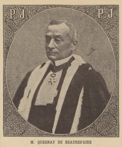 Jules Quesnay de Beaurepaire, französischer Richter von French School