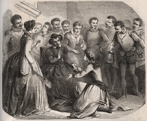 Julita Guagnini bat Königin Katharina de Medici (Caterina de Medici) (1519-1589), sie in ihren Dienst zu nehmen. Sie wurde die Geliebte von Louis de Bussy d
