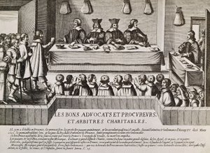 Gerechtigkeit während der Herrschaft von Heinrich IV. von French School