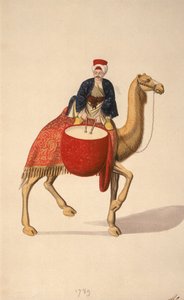 Kesseltrommler, osmanische Periode, 1789 von French School