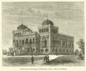 Das meteorologische Observatorium von Montsouris, Paris von French School