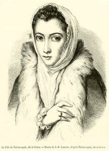 Die Tochter von Theotocopuli, genannt El Greco von French School