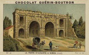 Das Augustustor in Nimes, Gard von French School