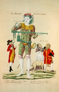 La Romaine Aristocratique, veröffentlicht 1789 von French School