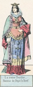 Königin Berthe, Frau von Pippin dem Kurzen von French School