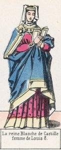 Königin Blanca von Kastilien, Frau von Ludwig VIII von French School