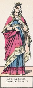 Königin Blanche, Frau von Ludwig V. von French School