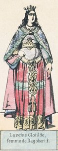 Königin Clotilde, Frau von Dagobert II. von French School