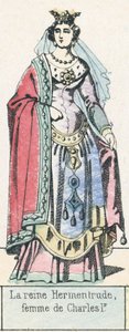 Königin Hermentrude, Frau von Karl I. von French School