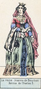Königin Jeanne von Bourbon, Frau von Karl V.