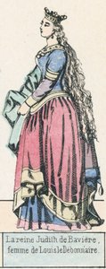Königin Judith von Bayern, Frau von Ludwig dem Frommen von French School