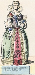 Königin Louise von Lothringen, Frau von Heinrich III. von French School