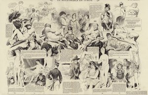 Die Renaissance in Italien (Stich) von French School