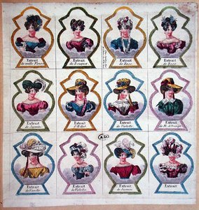 Etiketten für Parfums, ca. 1820