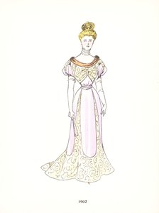 Damenmode, 1902 von French School